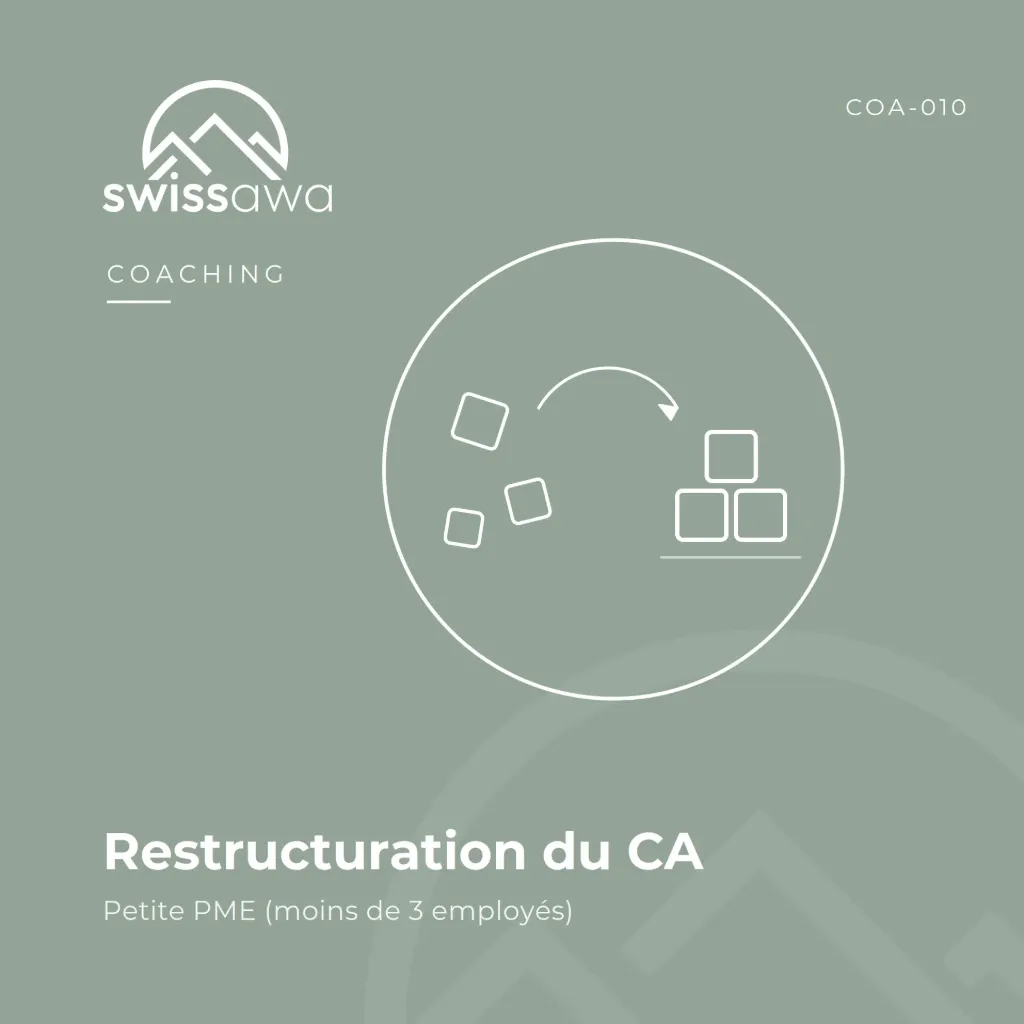 [COA-010] Restructuration du Conseil d'Administration – Petite PME (< 3 employés)